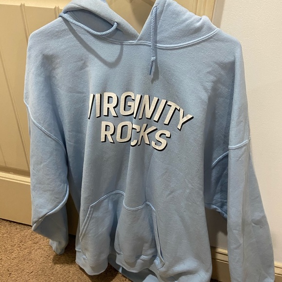 grey virginity rocks hoodie